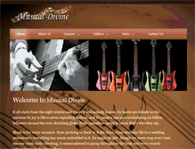 Tablet Screenshot of musicaldivine.com